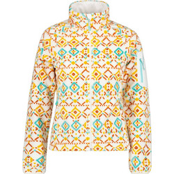 Icepeak Crete Γυναικεία Ζακέτα Fleece Κοντή με Φερμουάρ Λευκή 254926602I-010