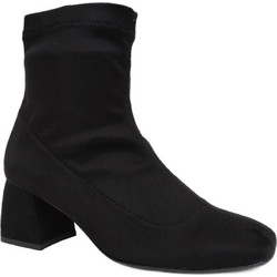 BEATRIS Γυναικεία Μποτάκια Suede Μαύρα 0690.BK