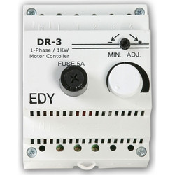 Ρυθμιστής στροφών κινητήρων DR-3 230V 1KW τοπικού χειρισμού(δέχεται διακόπτη ON-OFF)