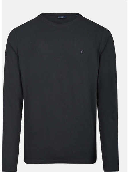 Daniel Hechter Μακρυμάνικη Μπλούζα της σειράς Jersey - 75021 122917 980 Black