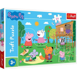 Παιδικό Puzzle Trefl Peppa Pig Στην Παιδική Χαρά 24 Κομμάτια