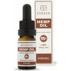 Endoca Hemp Oil 15% CBD Mint & Chocolate 10ml
