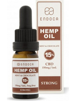 Endoca Hemp Oil 15% CBD Mint & Chocolate 10ml