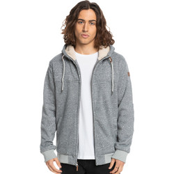 Quiksilver Cypress Keller Ανδρική Ζακέτα Φούτερ με Κουκούλα και Φερμουάρ Γκρι EQYFT04696-SJSH