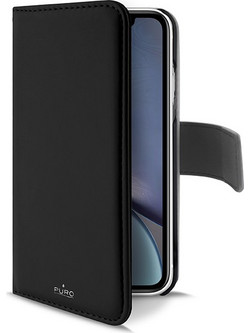 Puro Booklet Wallet Black (iPhone XR)