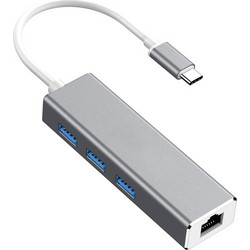 Type-C to RJ45 +3*Usb3.0 (Fast Ethernet)