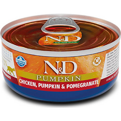 Farmina N&D Pumpkin Grain Free Adult with Chicken, Pumpkin & Pomegranate 70gr