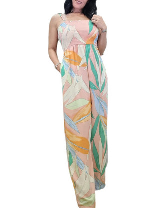 Only Bianca Maxi Καλοκαιρινό Φόρεμα 15290803