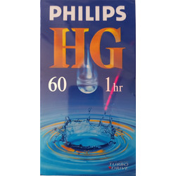ΚΑΣΕΤΑ ΒΙΝΤΕΟ VHS PHILIPS HIGH GRADE ΔΙΑΡΚΕΙΑΣ 60 ΛΕΠΤΩΝ