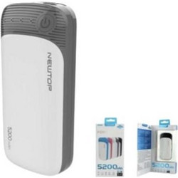 Newtop PB18 Power Bank 5200mAh White Grey