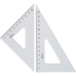 Σετ Τρίγωνα με Πατούρα 45 60 16cm