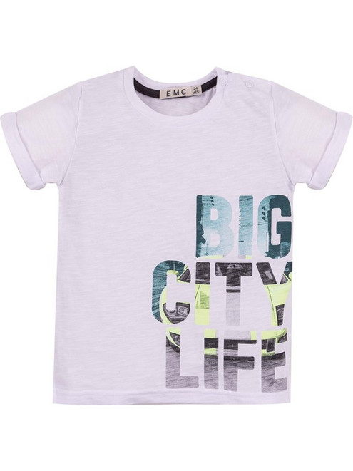 EMC Παιδικό T-Shirt Κοντομάνικο Λευκό BX2053206031