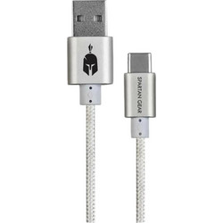 Spartan Gear Double Sided USB Cable Type C 2m - White (SGCUSB02W)