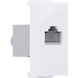 Acaelec Modys Πρίζα Δικτύου με Θωράκιση RJ45 CAT6a IP20 Λευκό (10101312543)
