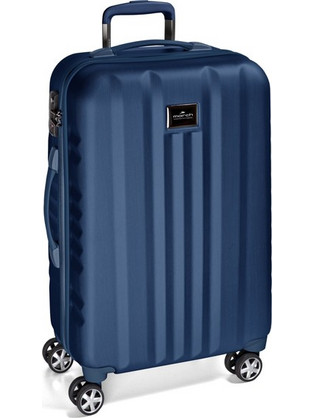 March Fly S104-14-63 Βαλίτσα Μεσαία 65x40x26cm με 4 Ρόδες Navy Μπλε