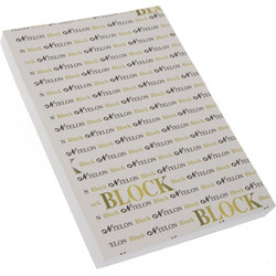 Μπλοκ σημειώσεων Ntelon Block λευκό 200φ. Μεγάλο (14 x 20 εκ.)