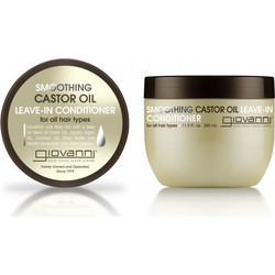 Giovanni Smoothing Castor Oil Leave In Conditioner Κρέμα για Επανόρθωση 340ml