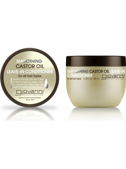 Giovanni Smoothing Castor Oil Leave In Conditioner Κρέμα για Επανόρθωση 340ml