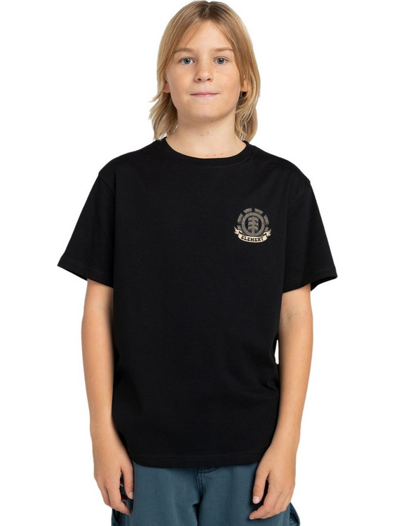 Element Παιδικό T-Shirt Κοντομάνικο Μαύρο ELBZT00135-FBK