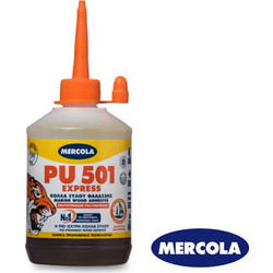 Mercola PU 501 Κόλλα Ξύλου Θαλάσσης Πολυουρεθάνης Express D4 300gr