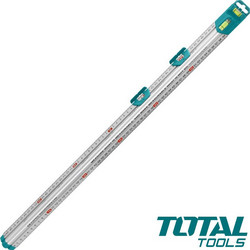 Total TMT646003 Χάρακας αλουμινίου 60cm με 2 Αλφάδια