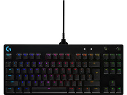 Logitech G Pro Μηχανικό Gaming Πληκτρολόγιο TenKeyLess με GX Blue Διακόπτες RGB Black