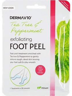 Derma V10 Tea Tree Peppermint Exfoliating Peeling Ποδιών