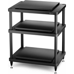 Solidsteel S5-3 Έπιπλο Hi-Fi με 3 Ράφια Μαύρο 58.4x75.5x43cm Κωδικός: 38996436