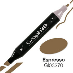 Μαρκαδόρος Graph It Twin Tip Espresso 3270