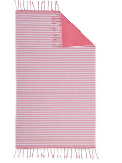 Nef-Nef Sweet Line Coral Πετσέτα Παρεό Θαλάσσης Ροζ 70x120cm