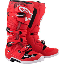 Alpinestars MX Tech7 Boots Red