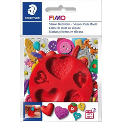 Καλούπι - κουπάτ σιλικόνης Staedtler Fimo καρδιές (872523)