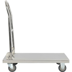 vidaXL Πλατφόρμα Μεταφοράς Ασημί 82x53x86cm