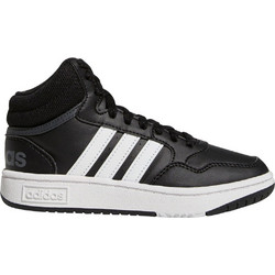 Adidas Hoops 3.0 Παιδικά Sneakers Μποτάκια Μαύρα GW0402
