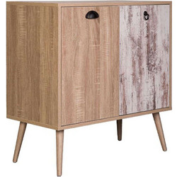 Fylliana Lounge Παπουτσοθήκη Ξύλινη Sonoma Μ75xΠ37xΥ75cm 271-123-061