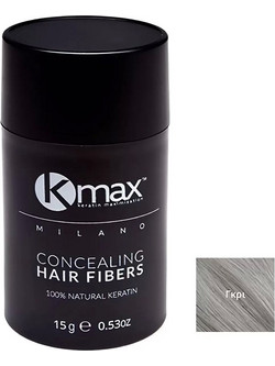 KMax Concealing Hair Σκούρο Γκρι Νανοΐνες κατά της Τριχόπτωσης 15gr