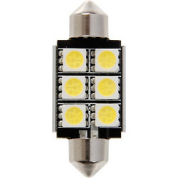 Lampa SV8,5-8 Hyper LED Λευκό 6 SMD 16x35mm 1τμχ