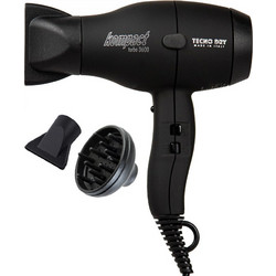 Tecnoelettra Kompact Turbo 3600 Πιστολάκι Μαλλιών με Φυσούνα 2000W Black