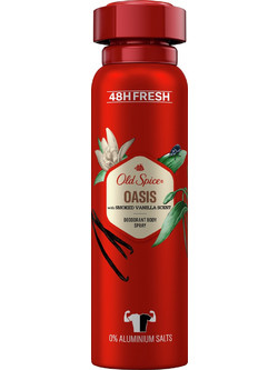 Old Spice Oasis Smoked Vanilla Ανδρικό Αποσμητικό Spray 48h Χωρίς Αλουμίνιο 150ml