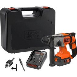 Black & Decker BCD900M1K Κρουστικό Περιστροφικό Κατεδαφιστικό Πιστολέτο Μπαταρίας 18V 1x4Ah με SDS Plus