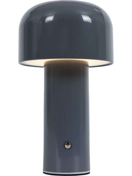 InLight 3036 Πορτατίφ Αφής LED με Μπαταρία Γκρι Φ12.5xΥ21cm