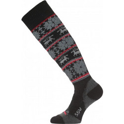 LASTING SSW 903 SKI KNEE MERINO SOCKS BLACK