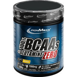 Ironmaxx 100% BCAAs & Glutamine Zero Orange 500gr