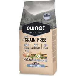 Ownat Adult Grain Free with Lamb 14kg