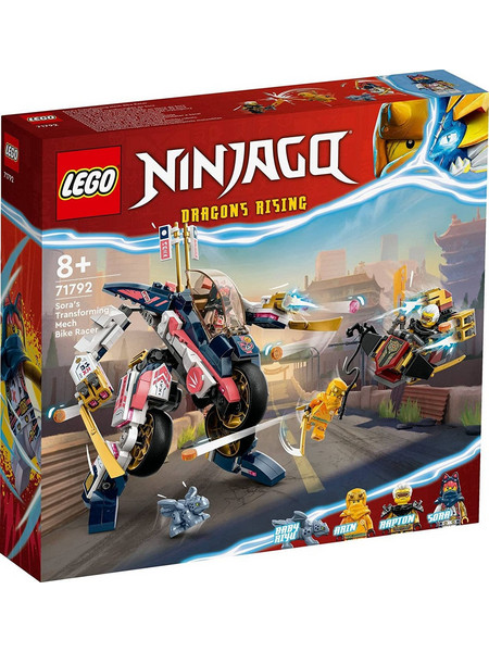 Lego Ninjago Sora's Transforming Mech Bike Racer για 8+ Ετών 71792
