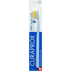 Curaprox CS 3960 Super Soft Οδοντόβουρτσα Γαλάζια Κίτρινη