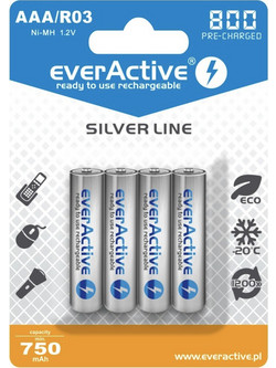 everActive Silver Line AAA 800mAh 2τμχ