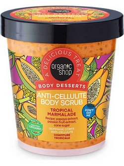 Natura Siberica Organic Shop Body Desserts Tropical Marmalade Anti-Cellulite Scrub Σώματος 450ml