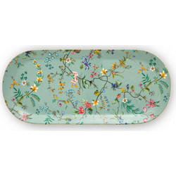 PIP STUDIO ΠΟΡΣΕΛΑΝΙΝΗ ΠΙΑΤΕΛΑ JOLIE FLOWERS ΜΠΛΕ 33,3cm X 15,5cm