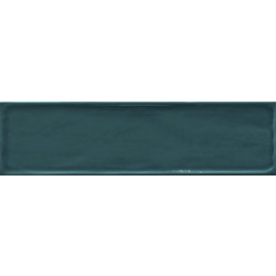 Πλακάκι Flow Peacock Green 10x40cm Πράσινο Γυαλιστερό Τουβλάκι